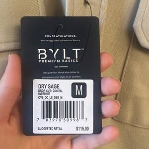 BYLT Basics Men's Dry Sage Jacket - Olive Green